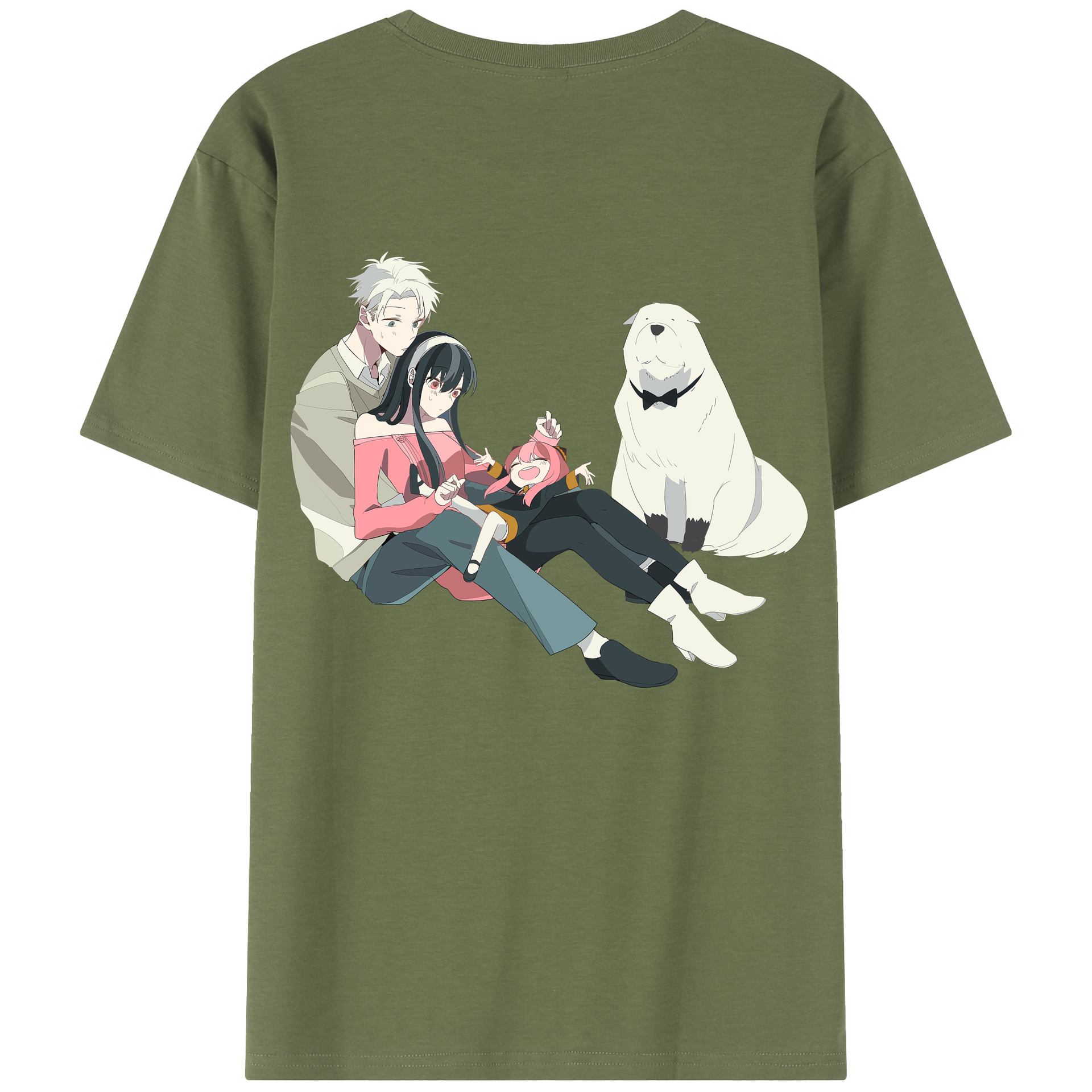（画像用） SPY×FAMILY间谍家家酒 綿100％半袖Tシャツ（背面プリント）